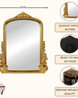 Gold Vintage Wall Mirror
