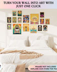 Large 11x14 Hippie Room Decor