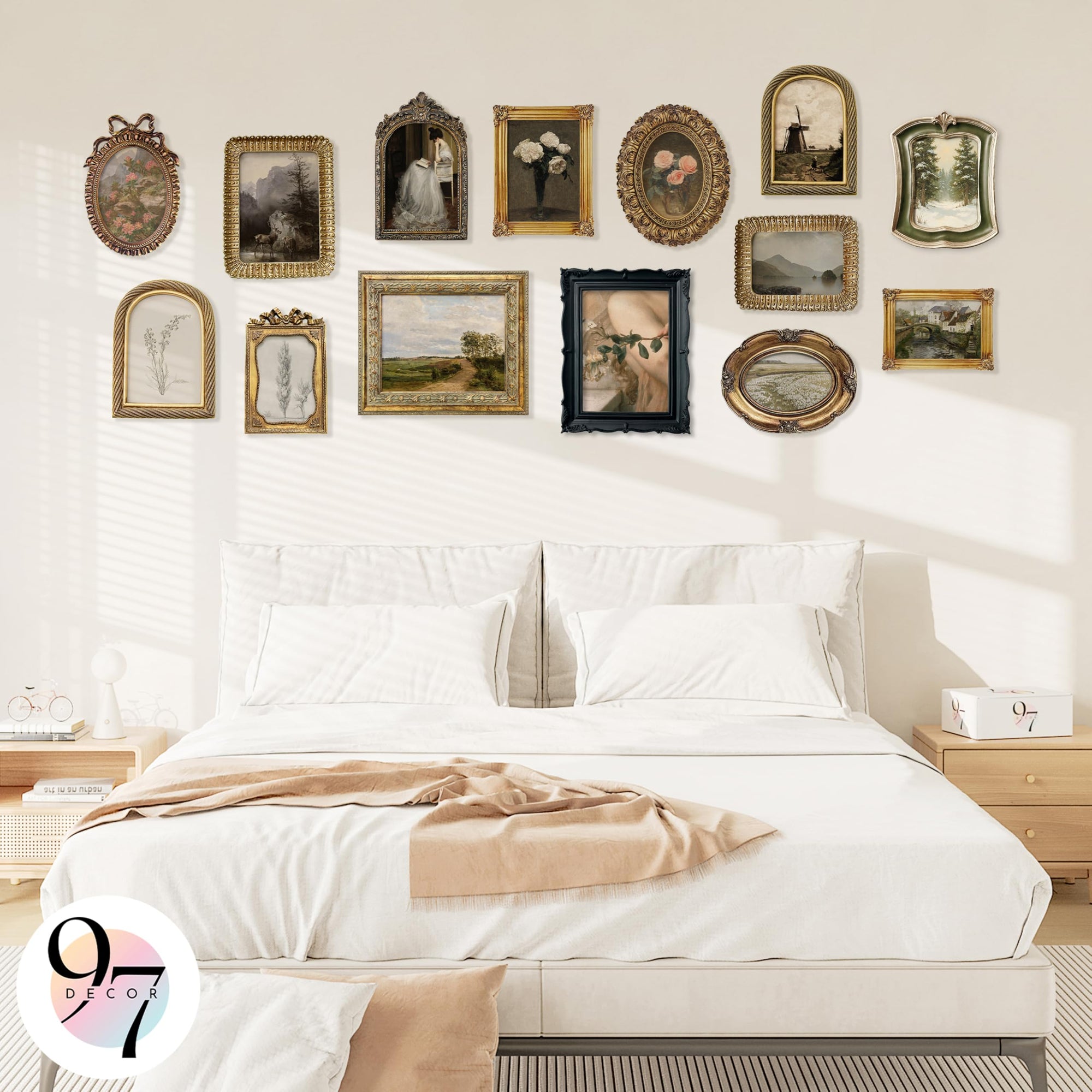 Black Gothic Picture Frame 5x7