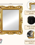Antique Gold Wall Mirror Vintage Decor