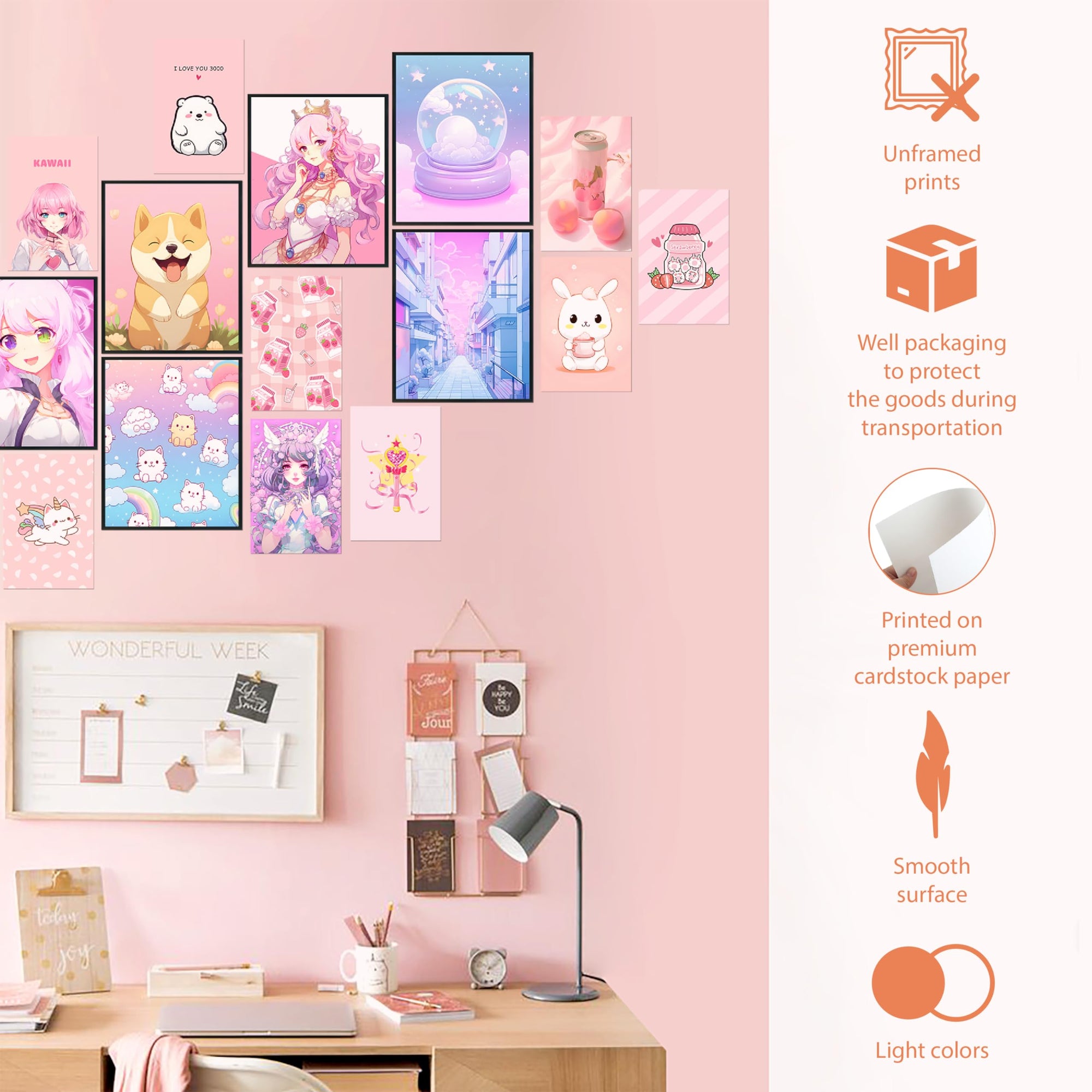 Kawaii Wall Art Poster