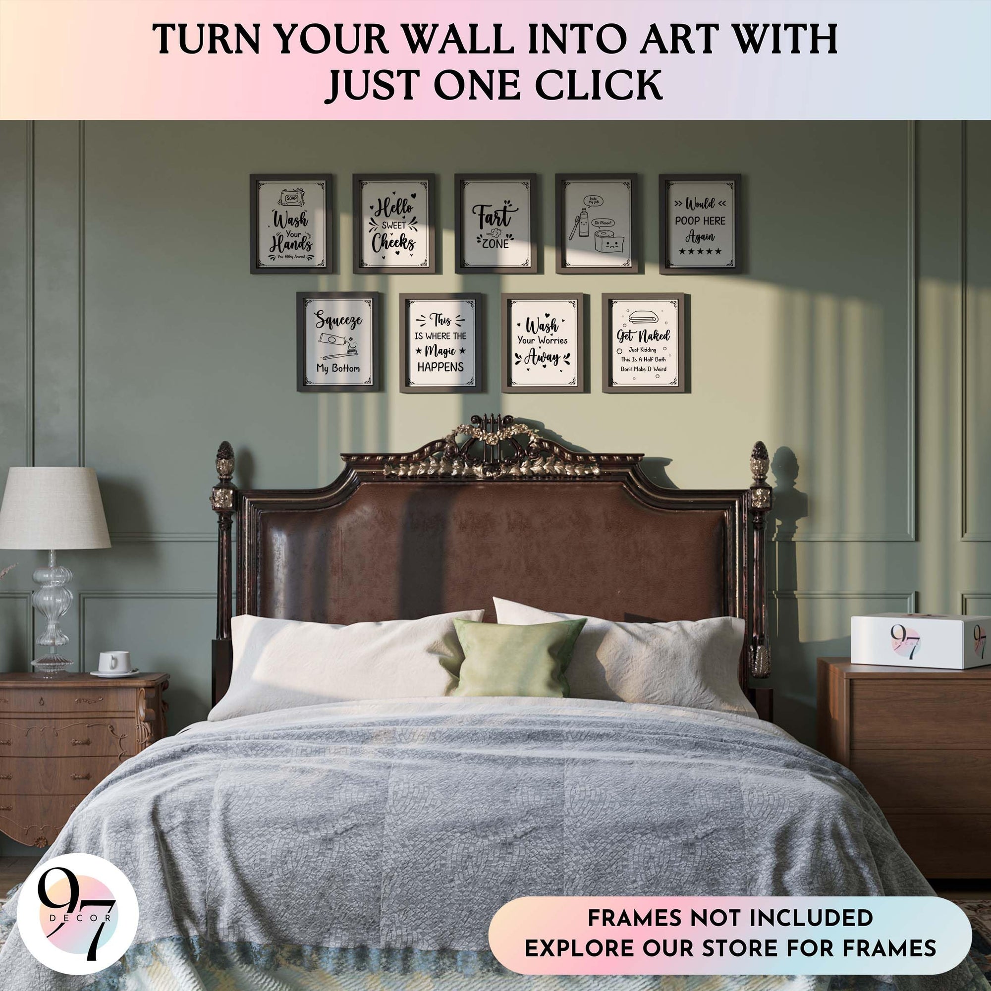 Funny Bathroom Wall Art Prints