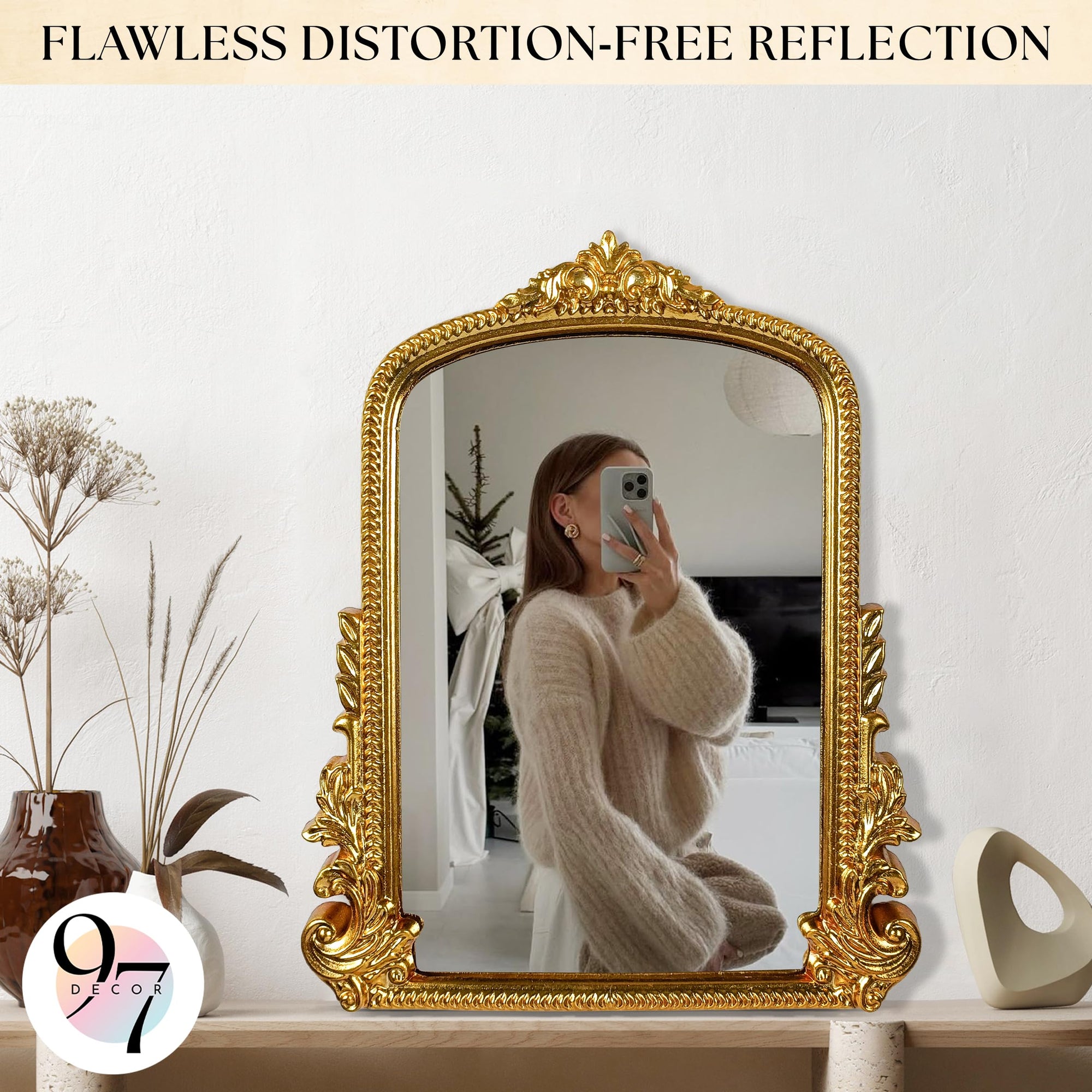 Gold Vintage Wall Mirror