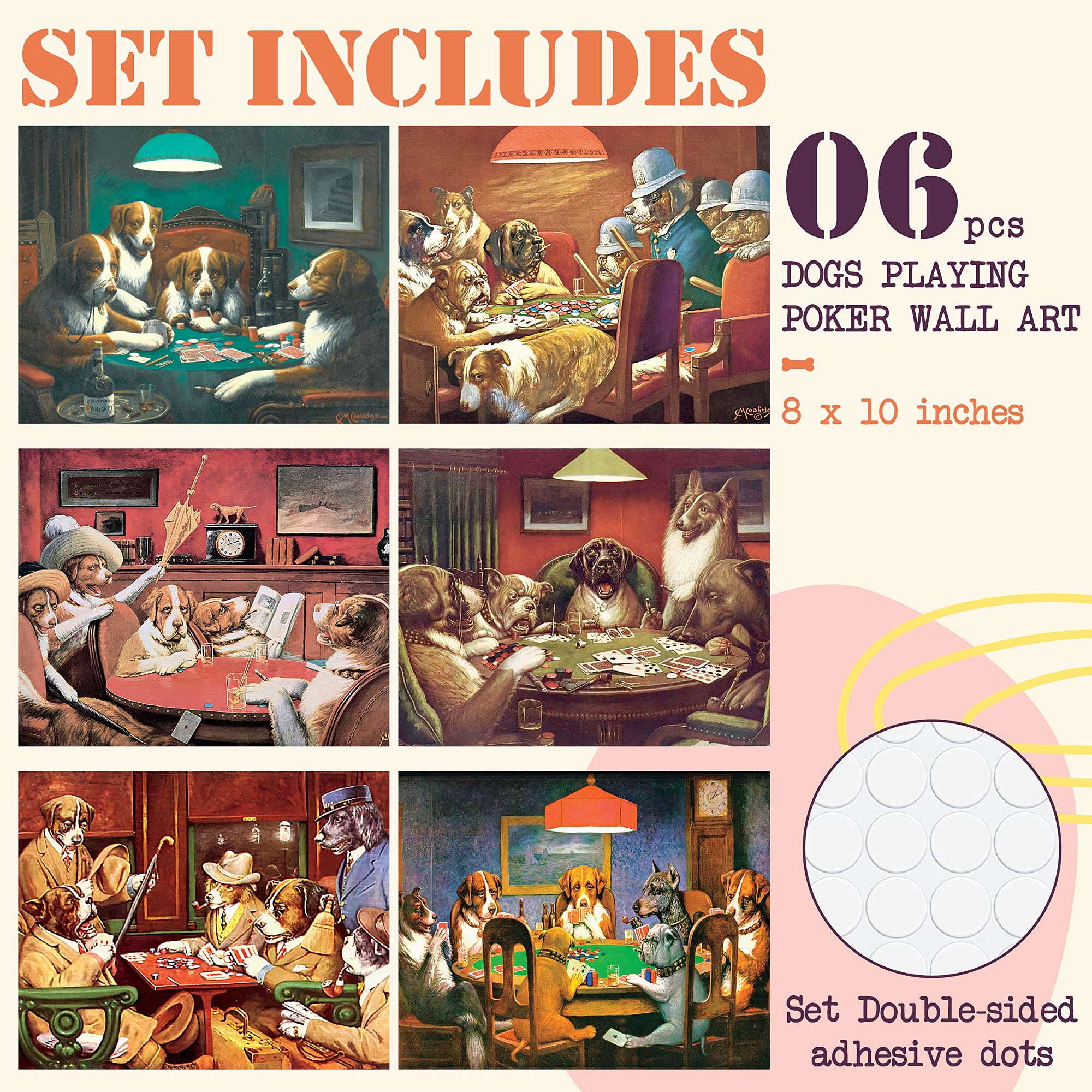 Dogs Playing Poker Poster