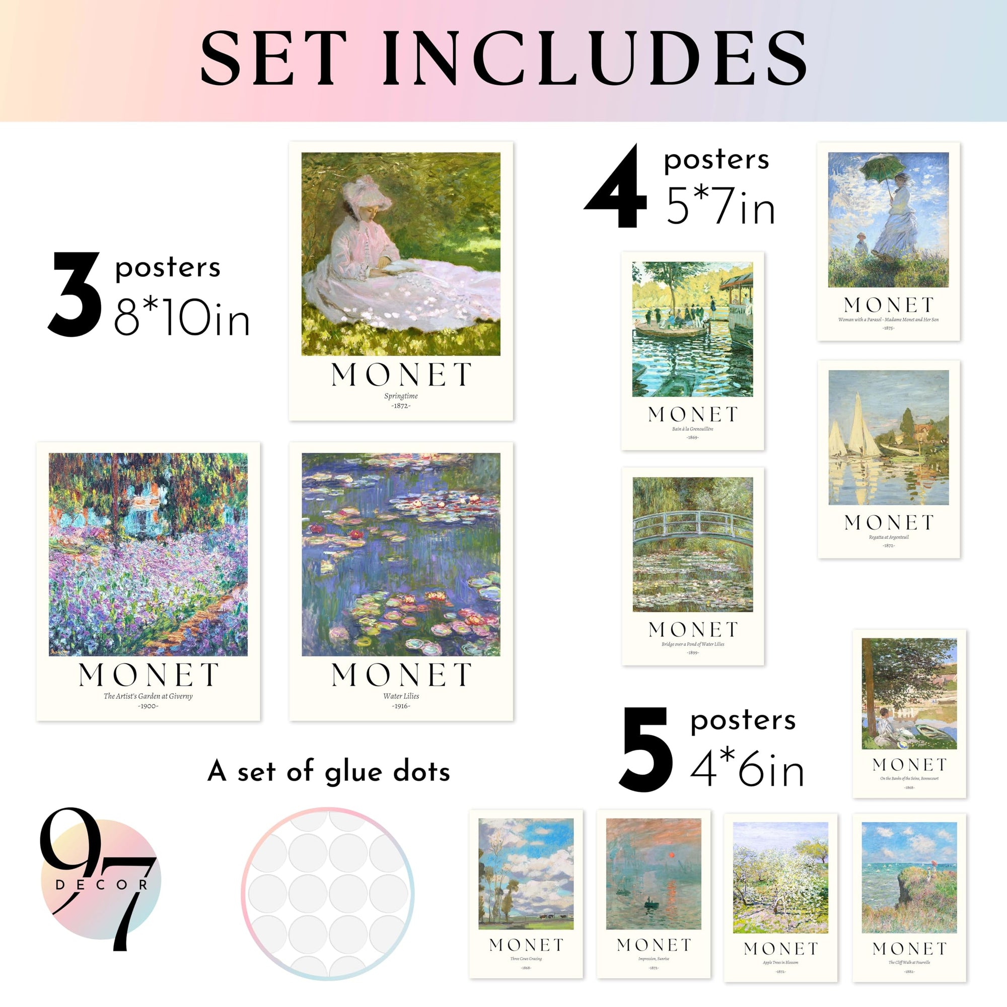 Claude Monet Wall Art