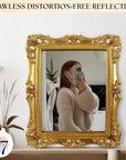 Antique Gold Wall Mirror Vintage Decor