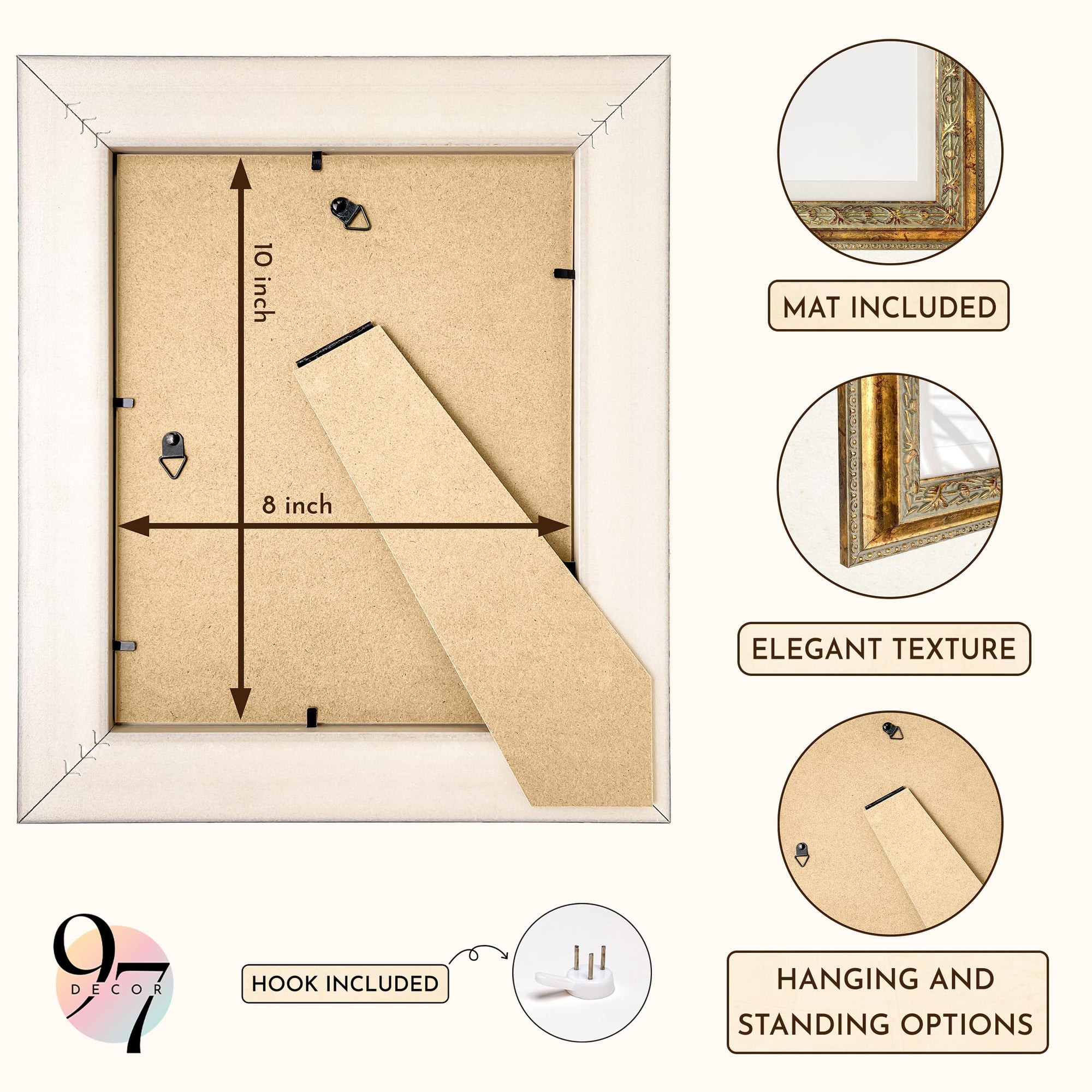 8x10 Vintage Picture Frame