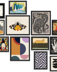 Eclectic 03 Gx8x10 Framed (Black Frame)