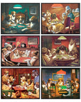 Dogs Playing Poker Poster