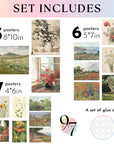 Vintage Floral Wall Art