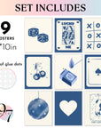 Blue Lucky Poster