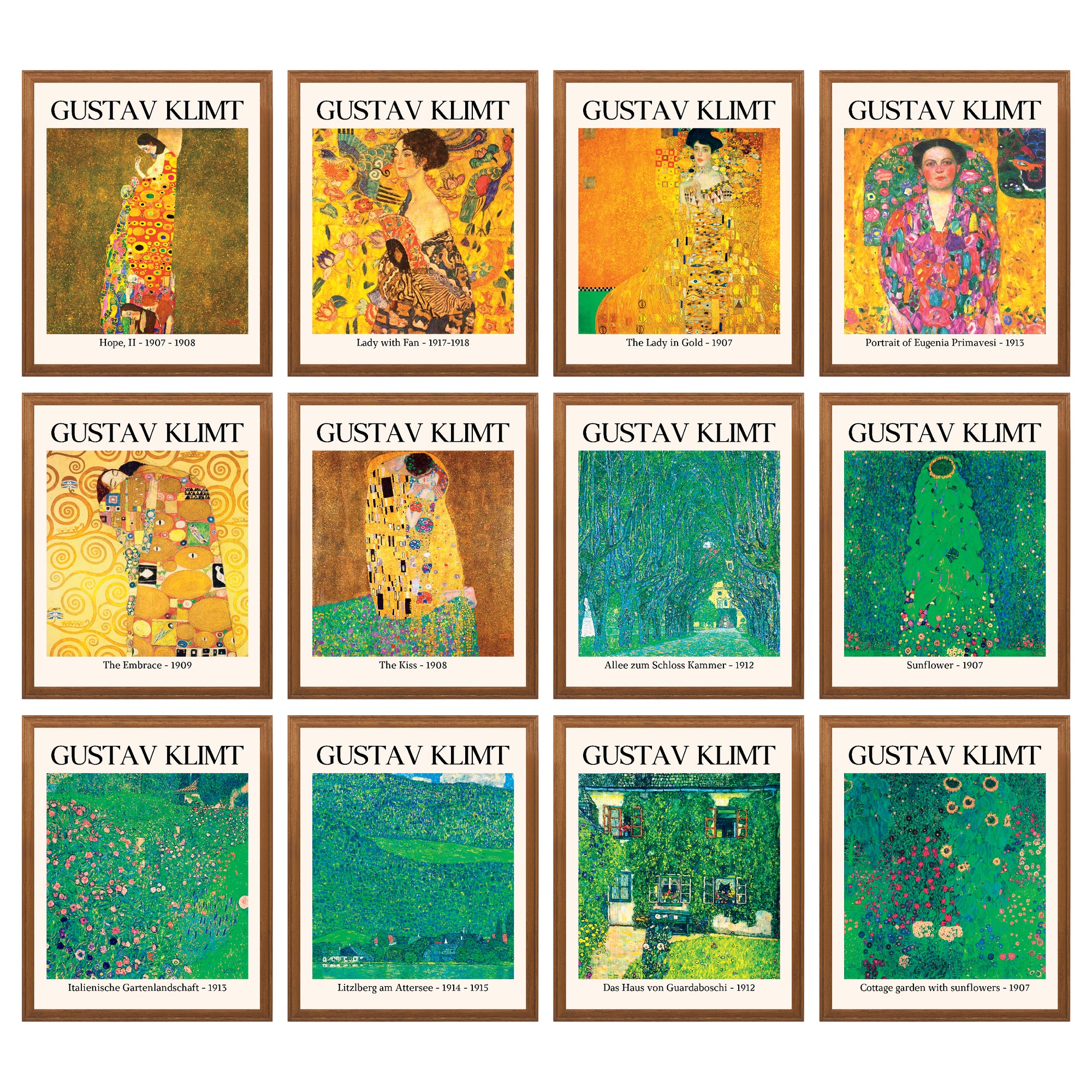 Gustav Klimt (Set 12) Poster