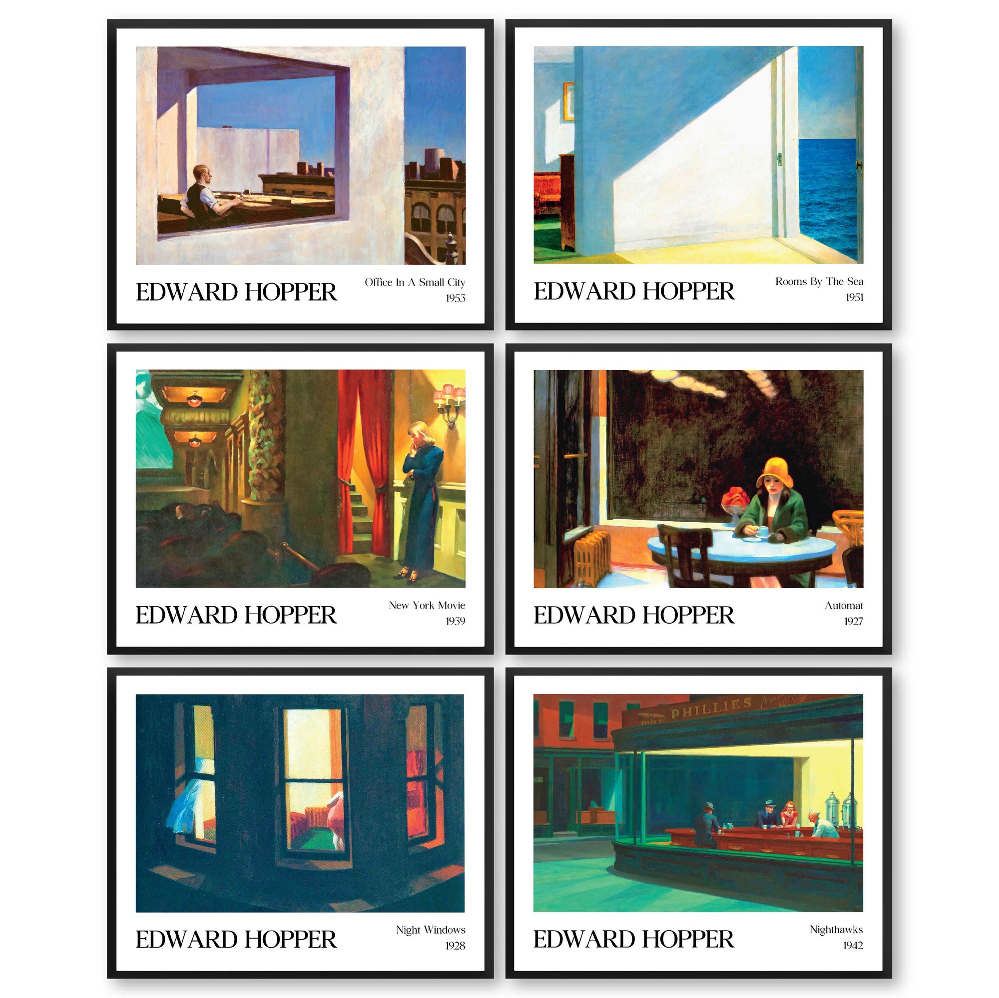 Edward Hopper Poster