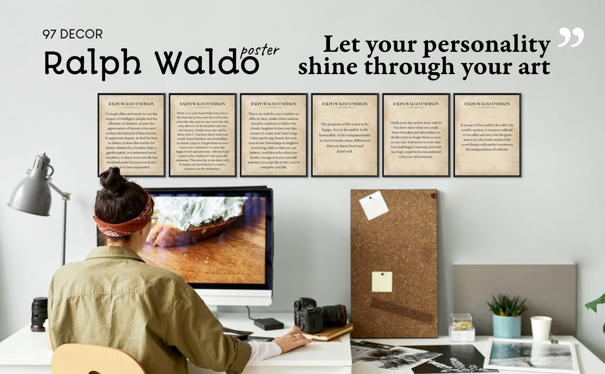 Ralph Waldo Emerson Poster