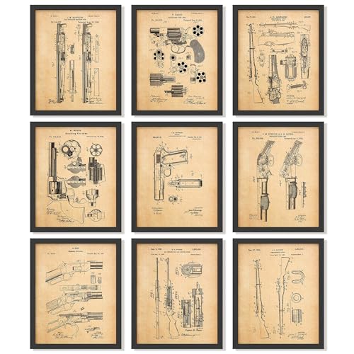 Vintage Gun Patent Prints