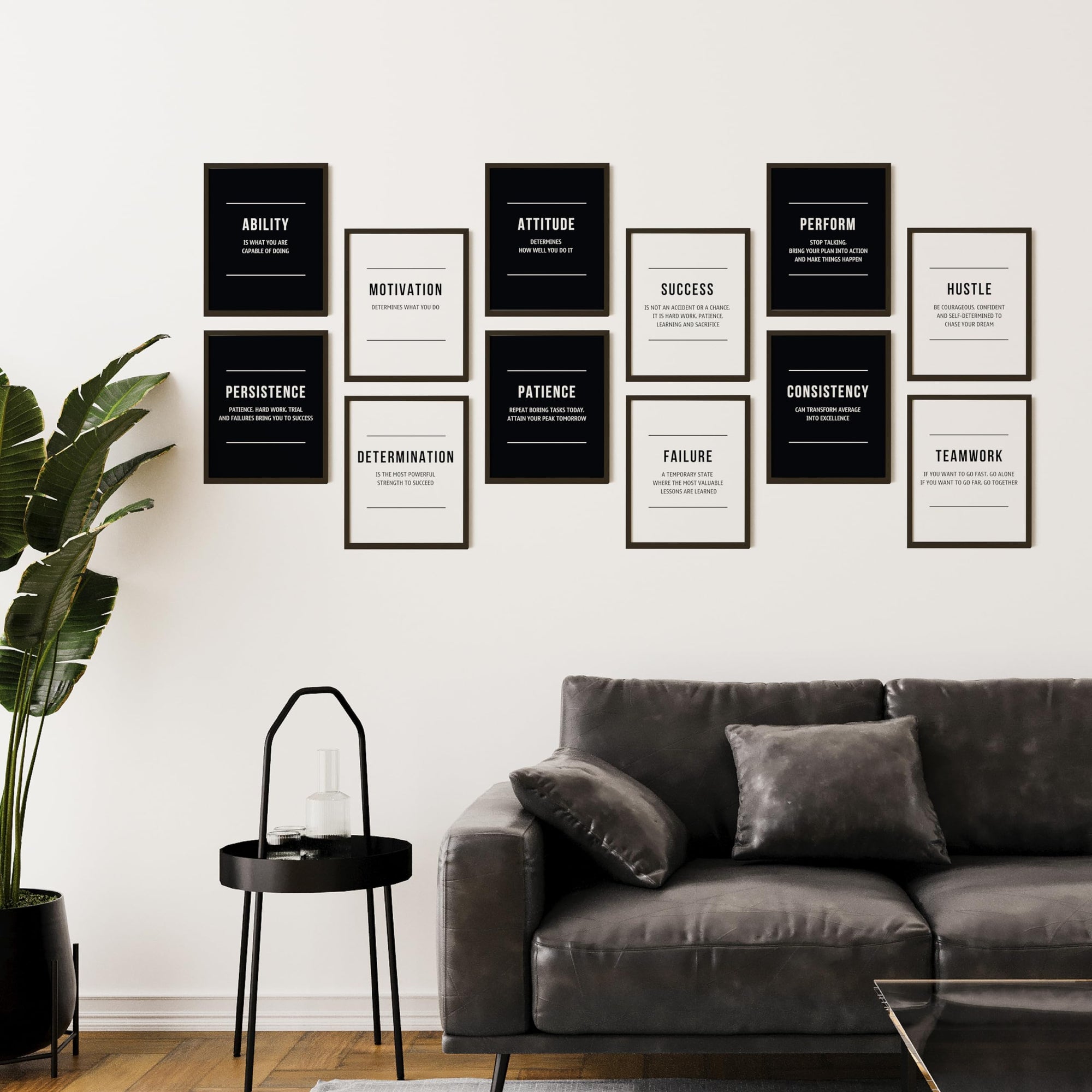 Success Motivational Wall Art for Office Decor