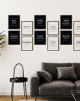 Success Motivational Wall Art for Office Decor