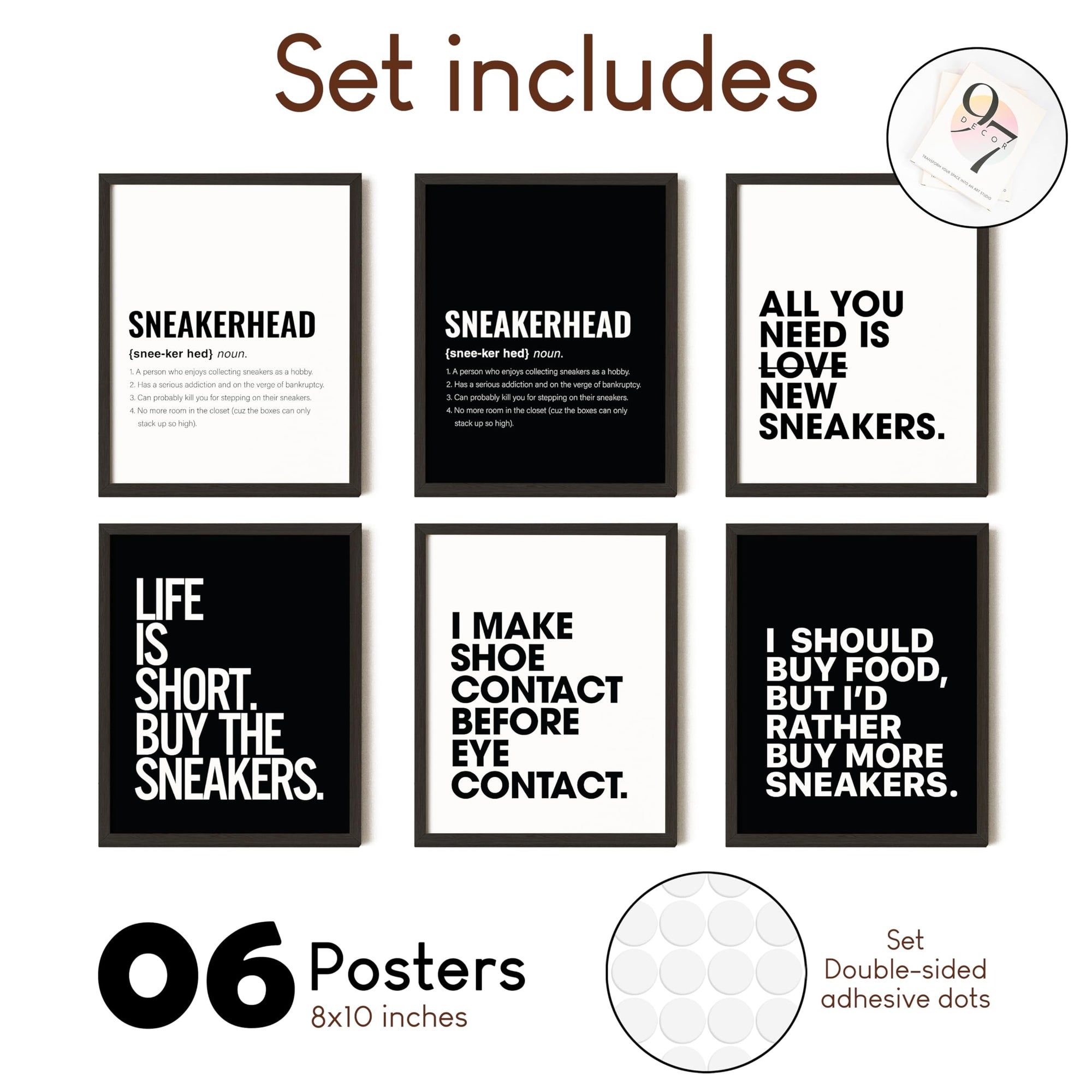 Sneaker Posters For Bedroom
