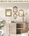 Antique Gold Wall Mirror Vintage Decor