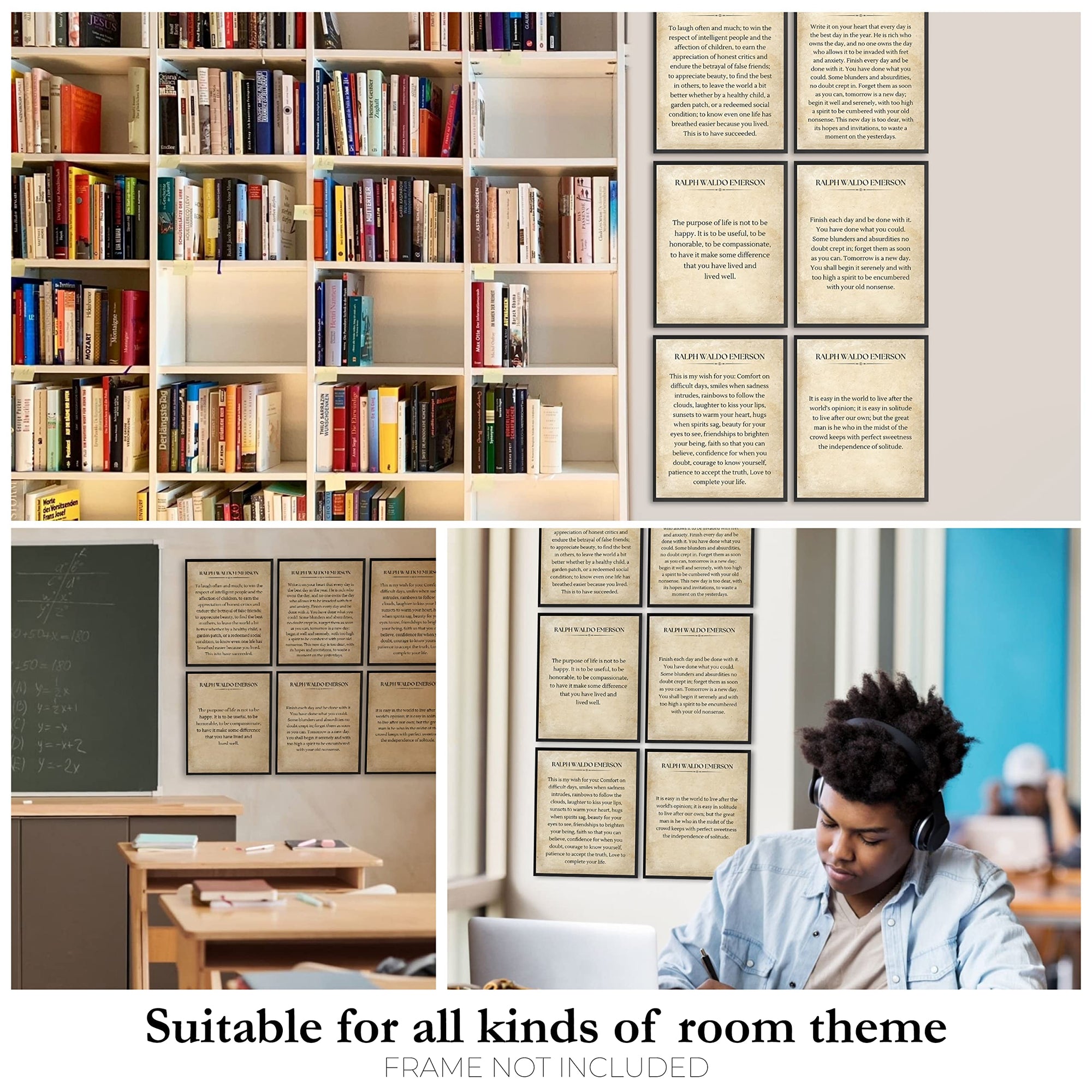 Ralph Waldo Emerson Quotes Wall Art