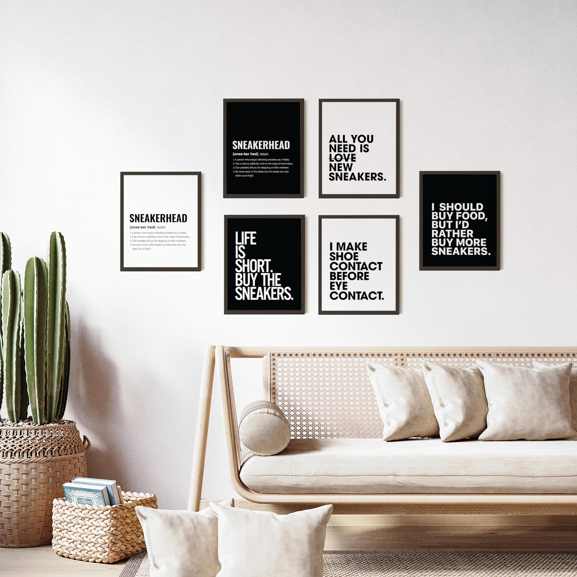 Sneaker Posters For Bedroom