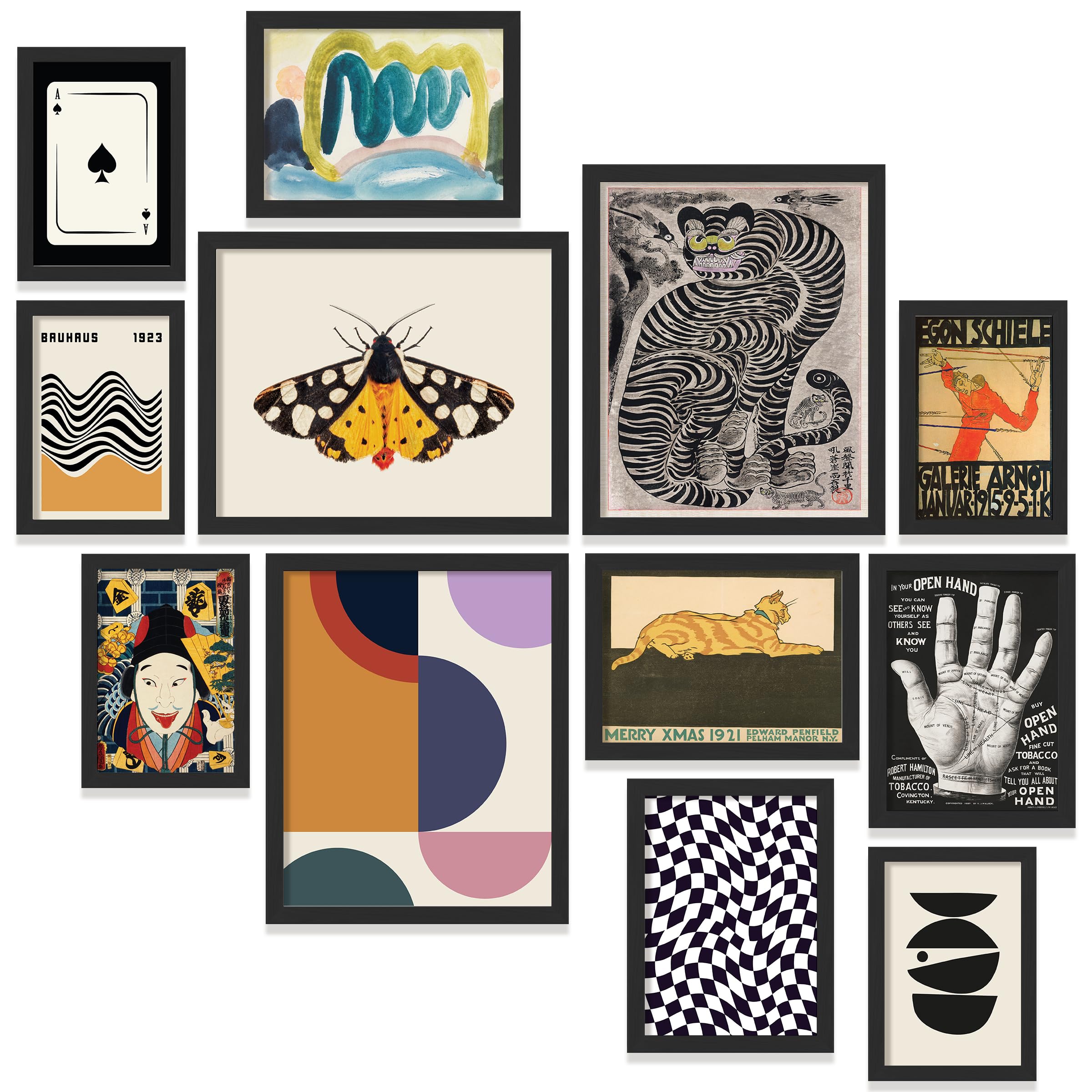 Eclectic 03 Gx8x10 Framed (Black Frame)