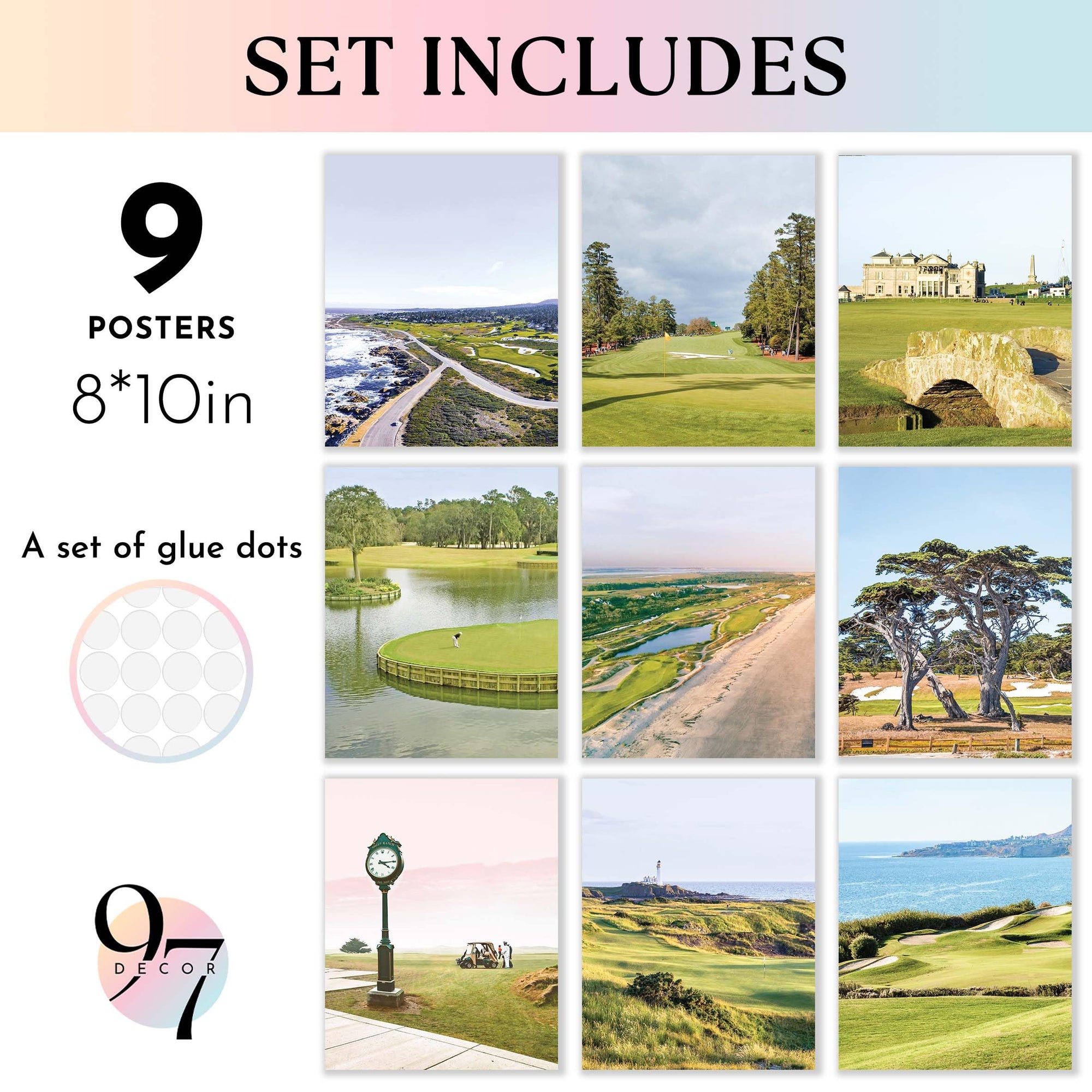 Masters Golf Wall Art