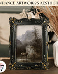 Black Vintage Picture Frames 5x7