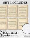 Ralph Waldo Emerson Quotes Wall Art