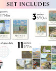 Large 11x14 Claude Monet Wall Art