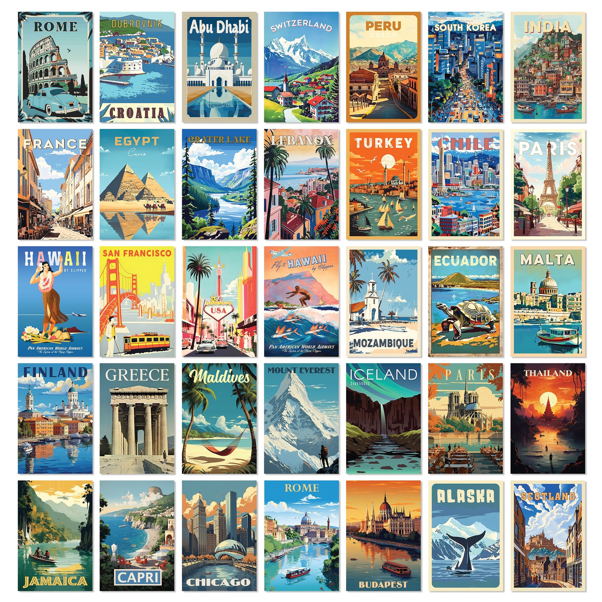 Vintage Travel Decor