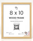 Natural Wood Frame 8x10