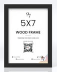 5x7 Black Picture Frame