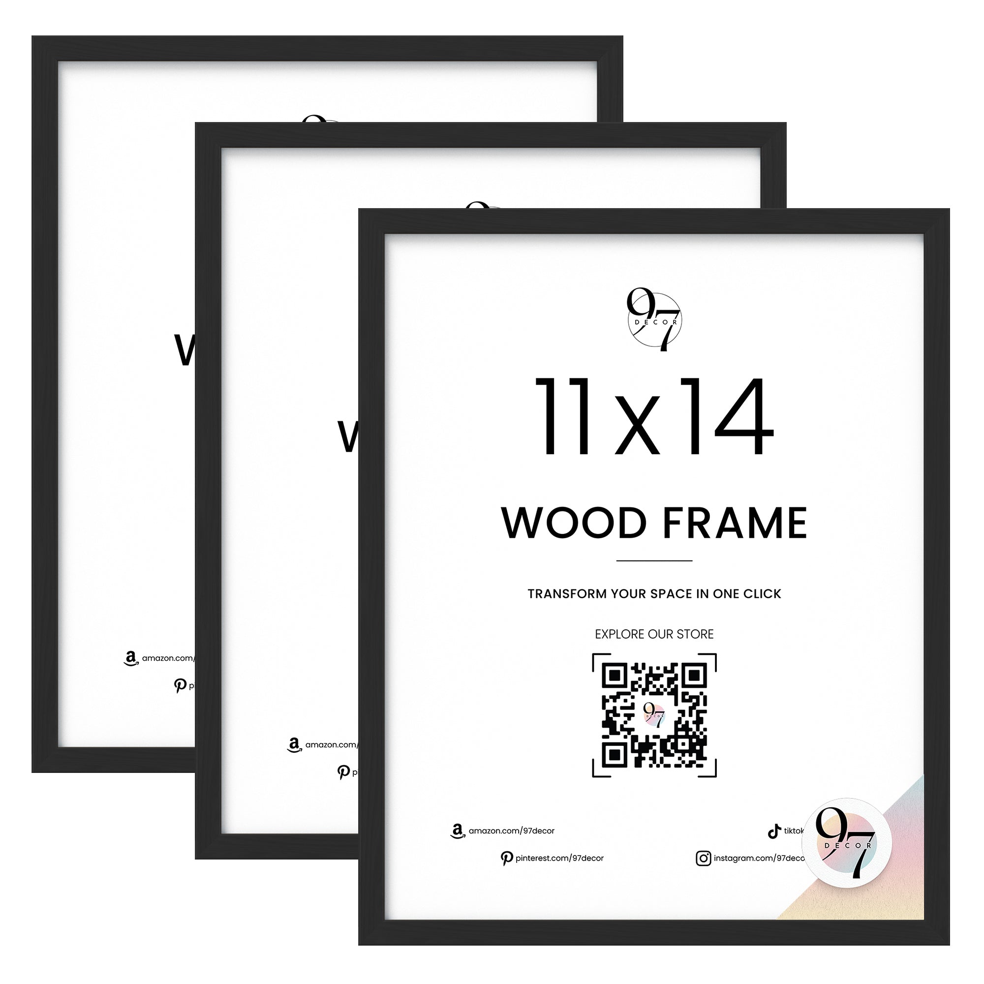 11x14 Picture Frame Set Of 3