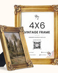 Gold Vintage Picture Frame 4x6