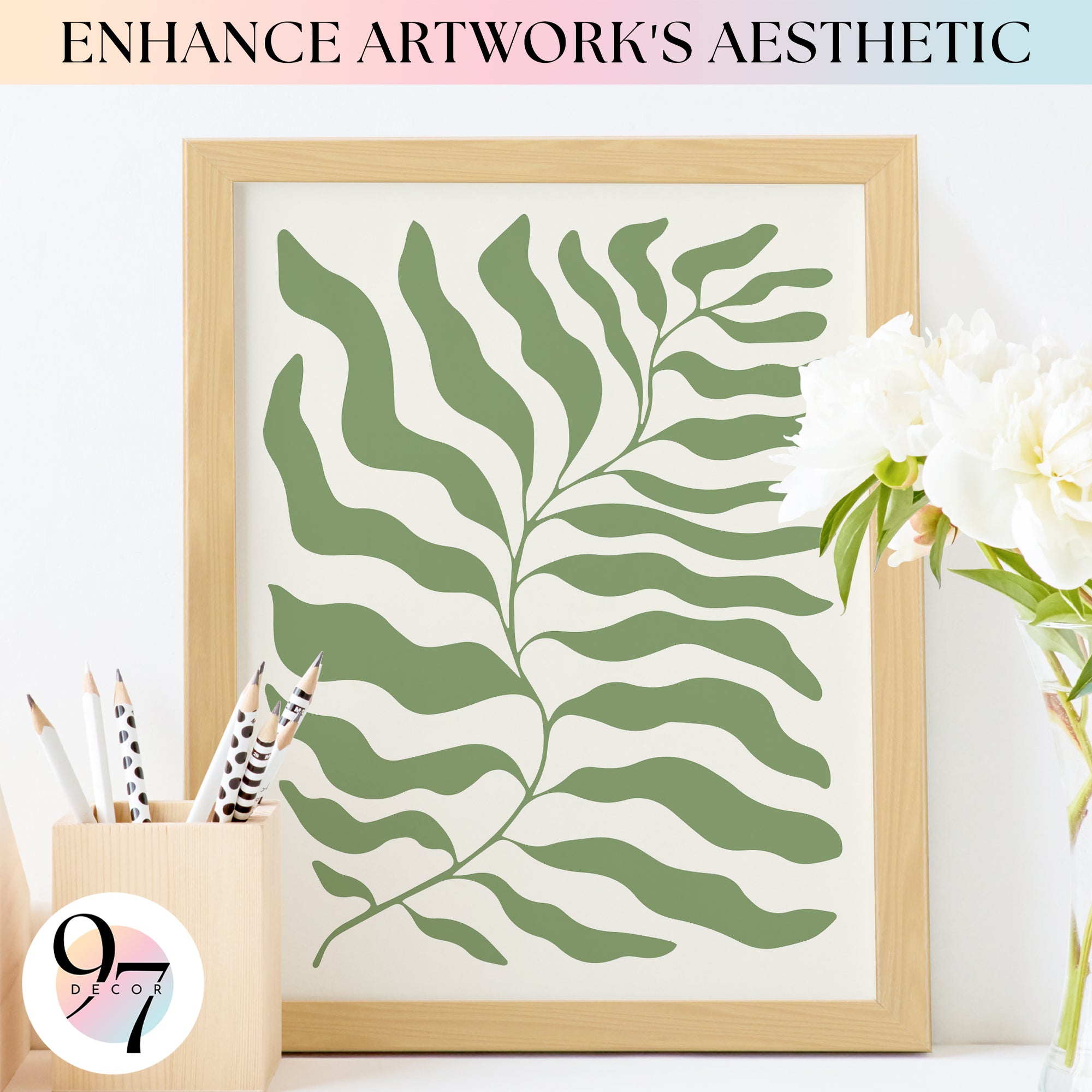 8x10 Beige Wood Frame