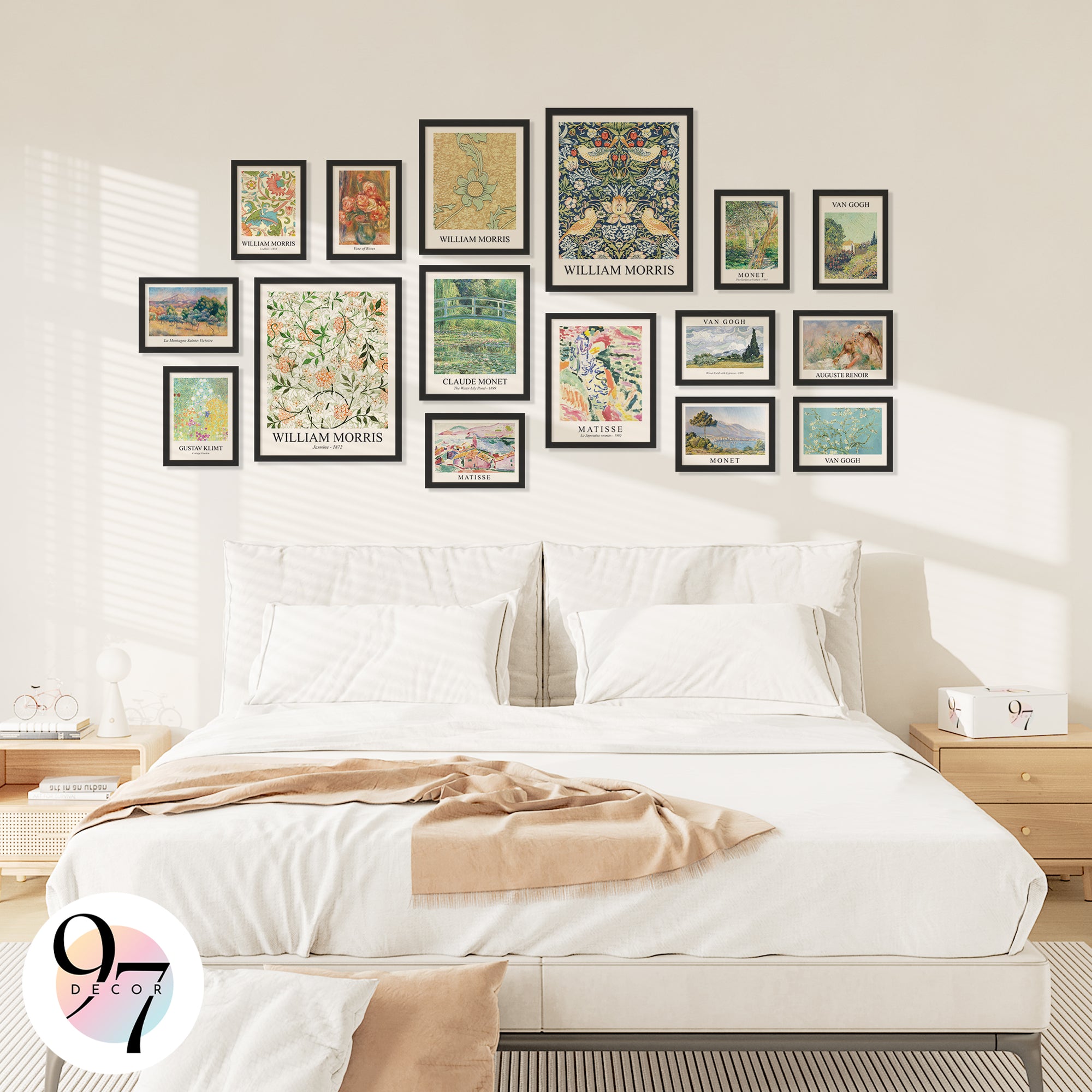 Set of 3 4x6 Black Wood Frame